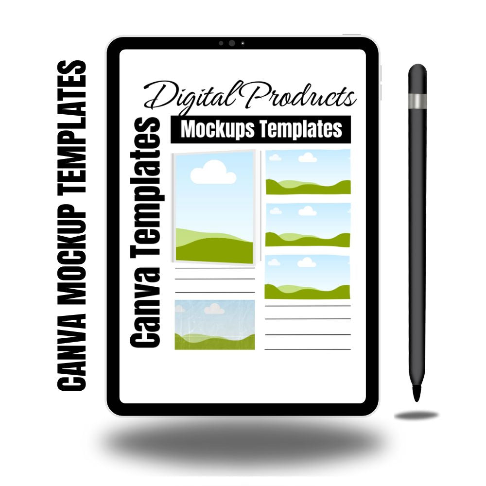 "Premium Canva Template Mockups: Customize and Profit"