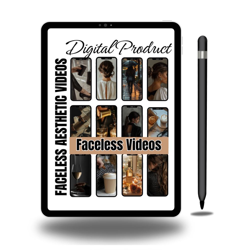 Faceless Reels Aesthetic Stock Videos Mega Bundle