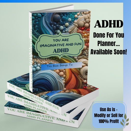 ADHD Workbook Planner: Organize Your Life with Focus and Ease