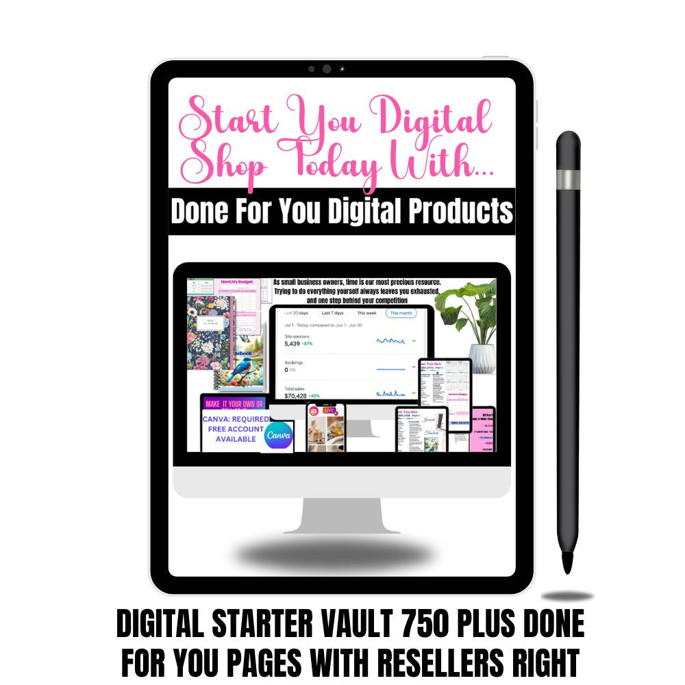 750 PLUS DONE FOR YOU DIGITAL PRODUCTS CANVA TEMPLATE LINKS