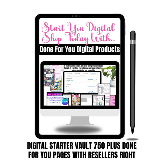 750 PLUS DONE FOR YOU DIGITAL PRODUCTS CANVA TEMPLATE LINKS