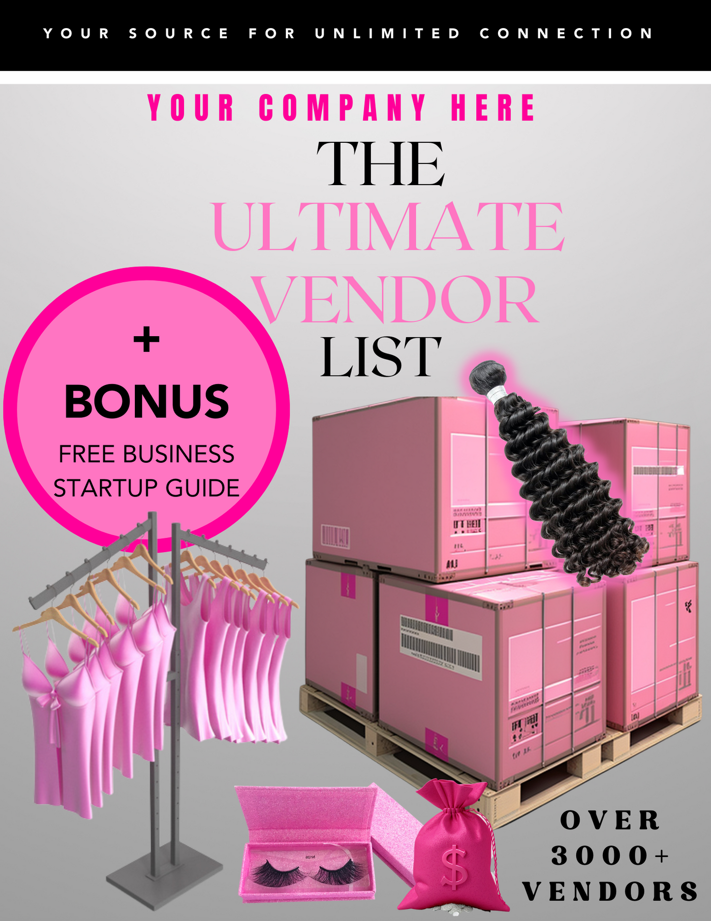 Business In A Box Bundle Ultimate Mega Vendor's Lists Done For You MMR