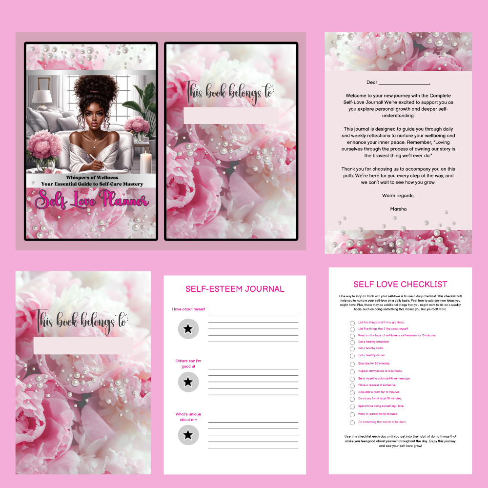 Complete Self-Love Planner: Daily & Weekly Reflection for Personal Growth